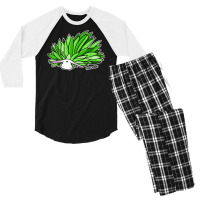 Leaf Sheep Cute Ocean Sea Slug Costasiella Kuroshimae Kawaii T Shirt Men's 3/4 Sleeve Pajama Set | Artistshot