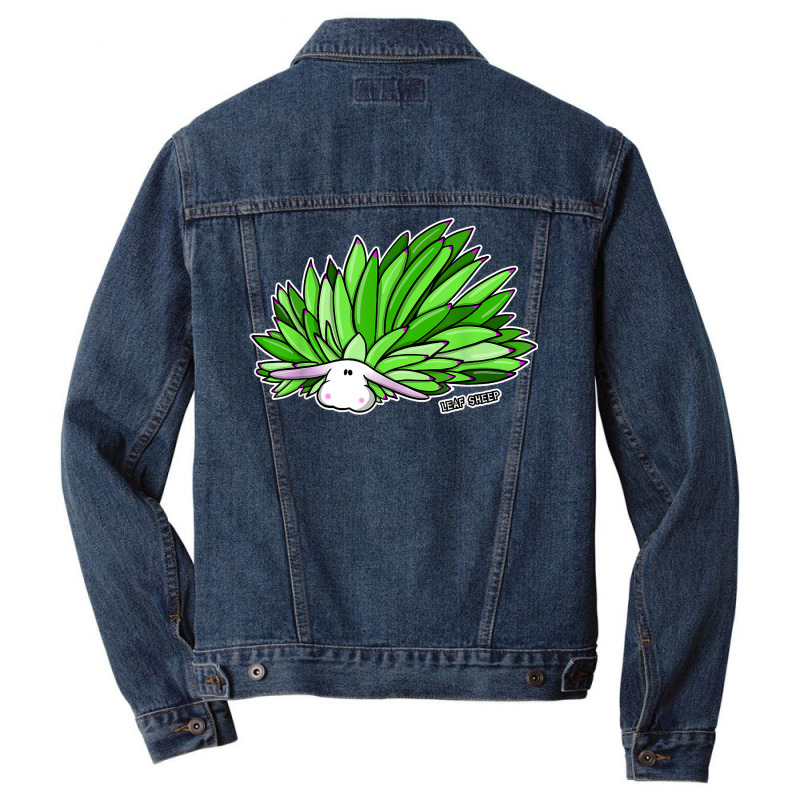 Leaf Sheep Cute Ocean Sea Slug Costasiella Kuroshimae Kawaii T Shirt Men Denim Jacket | Artistshot