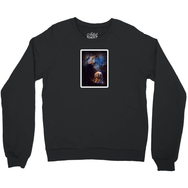 Meditation Is Listening To The Universe 42230301 Crewneck Sweatshirt by hasbyart | Artistshot