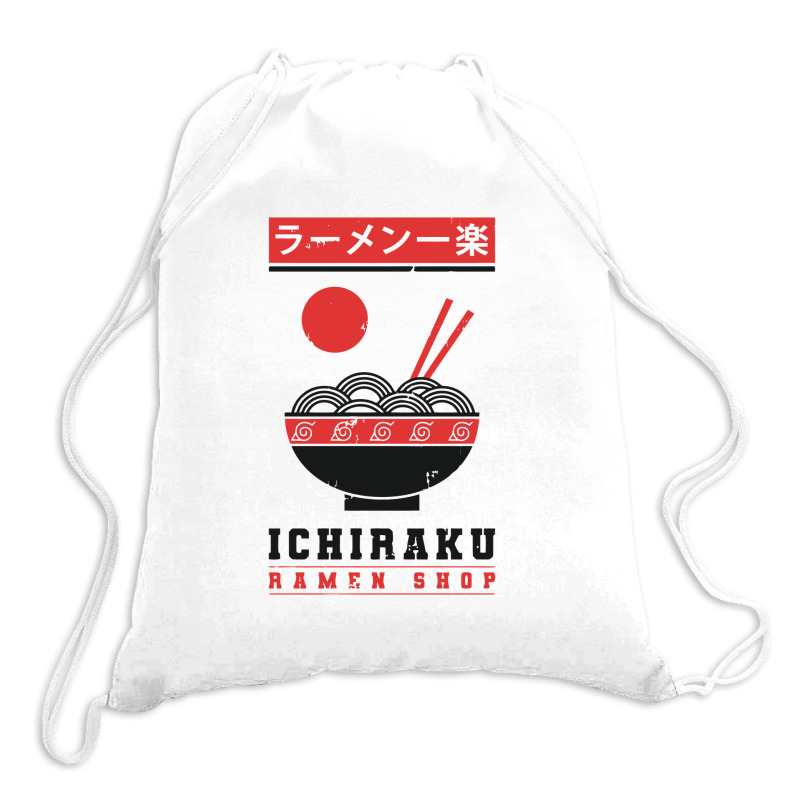 Ichiraku Ramen Shop Drawstring Bags | Artistshot