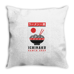 ichiraku ramen shop Throw Pillow | Artistshot