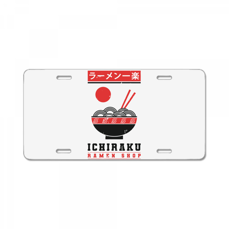 Ichiraku Ramen Shop License Plate | Artistshot