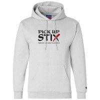 Pick Up Stix Champion Hoodie | Artistshot