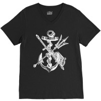 Poseidon Symbol Trident Ancient Greece Anchore T Shirt V-neck Tee | Artistshot