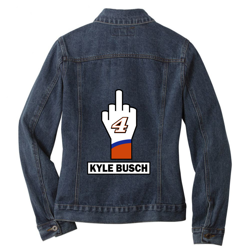 Kevin Harvick Finger Kevin Harvick Ladies Denim Jacket by nbobatiga | Artistshot