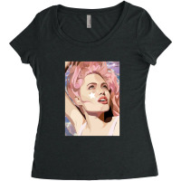 Angelina Jolie Cigarette Charming Women's Triblend Scoop T-shirt | Artistshot