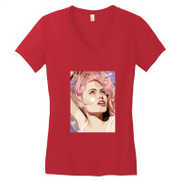 Angelina Jolie Cigarette Charming Women's V-neck T-shirt | Artistshot