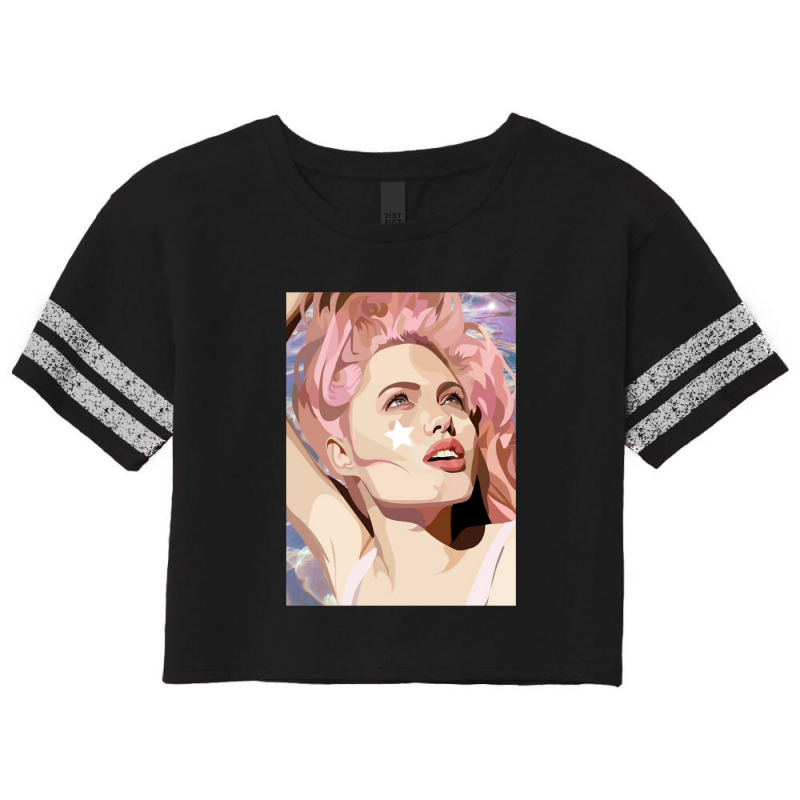 Angelina Jolie Cigarette Charming Scorecard Crop Tee by trokeryth | Artistshot