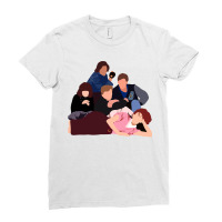 Classic Film  Comedy Films Painting Ladies Fitted T-shirt | Artistshot