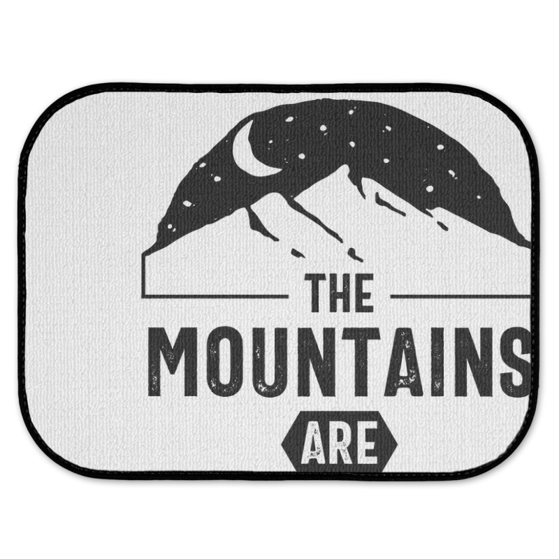 The Mountains Are Calling And I Must Go Rear Car Mat | Artistshot