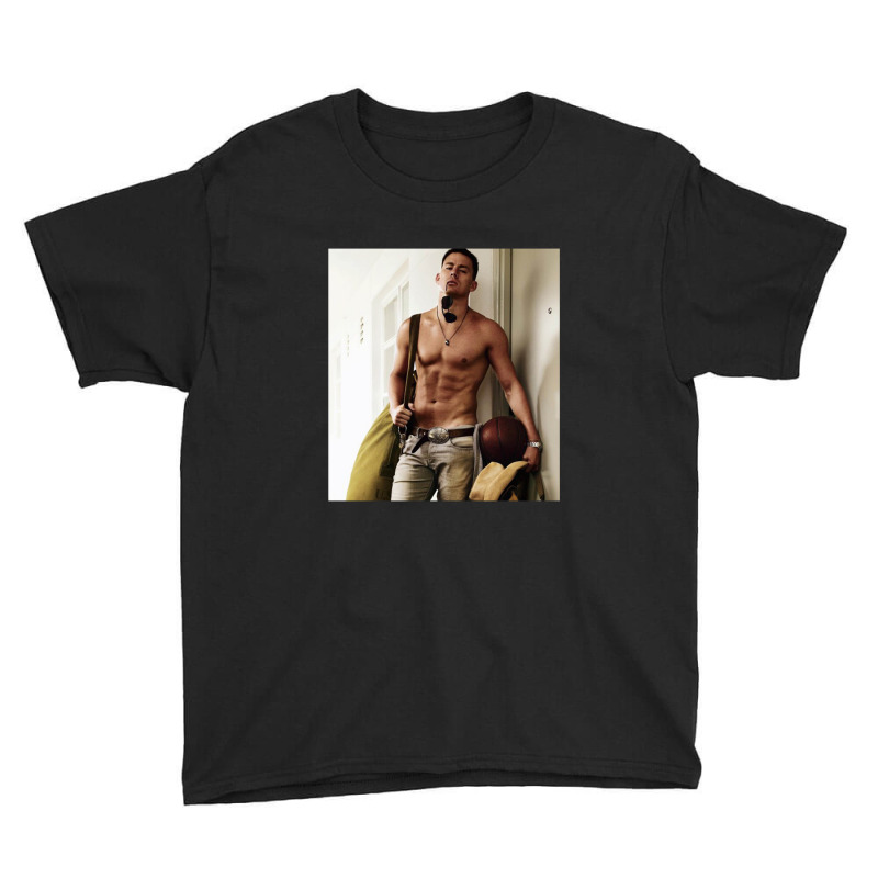 Channing Tatum Shirtless Youth Tee | Artistshot