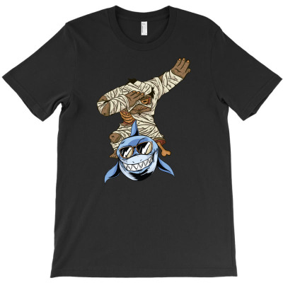 Zombie Mummy Shark Spooky Halloween Gift T-shirt Designed By Dani Ramdan