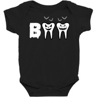 Halloween Dentist Boo Ghost Funny Costu T  Shirt Halloween Dentist Boo Baby Bodysuit | Artistshot