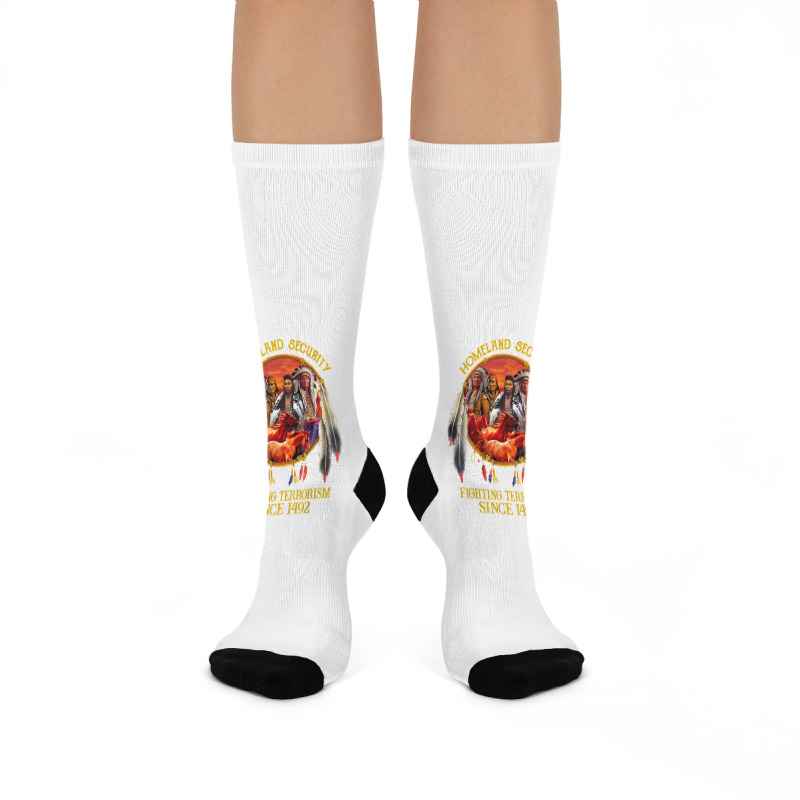 Original Founding Fathers Native American Indian Tribe T Shirt Crew Socks | Artistshot