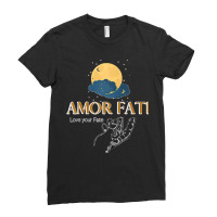 Amor Fati Friedrich Nietzsche Love Your Destiny Philosopher Raglan Bas Ladies Fitted T-shirt | Artistshot