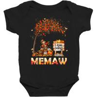 I Love Being Called Memaw Farmer Fall Leaves Autumn Season T Shirt Baby Bodysuit | Artistshot