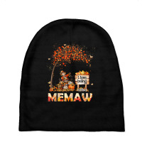 I Love Being Called Memaw Farmer Fall Leaves Autumn Season T Shirt Baby Beanies | Artistshot