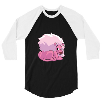 Lion   Steven Universe 3/4 Sleeve Shirt Designed By Zaenalmaza
