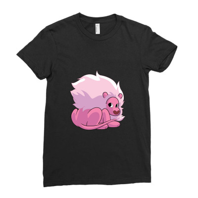 Lion   Steven Universe Ladies Fitted T-shirt Designed By Zaenalmaza