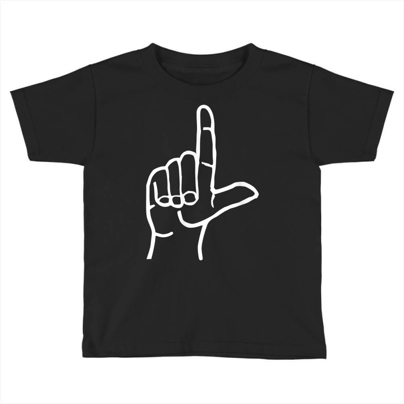 Loser Asl American Sign Language Letter L Finger Spelling Toddler T-shirt by BrunkeMiaysia | Artistshot