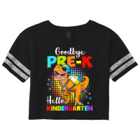 Dinosaur Goodbye Preschool Graduation Hello Kindergarten Scorecard Crop Tee | Artistshot