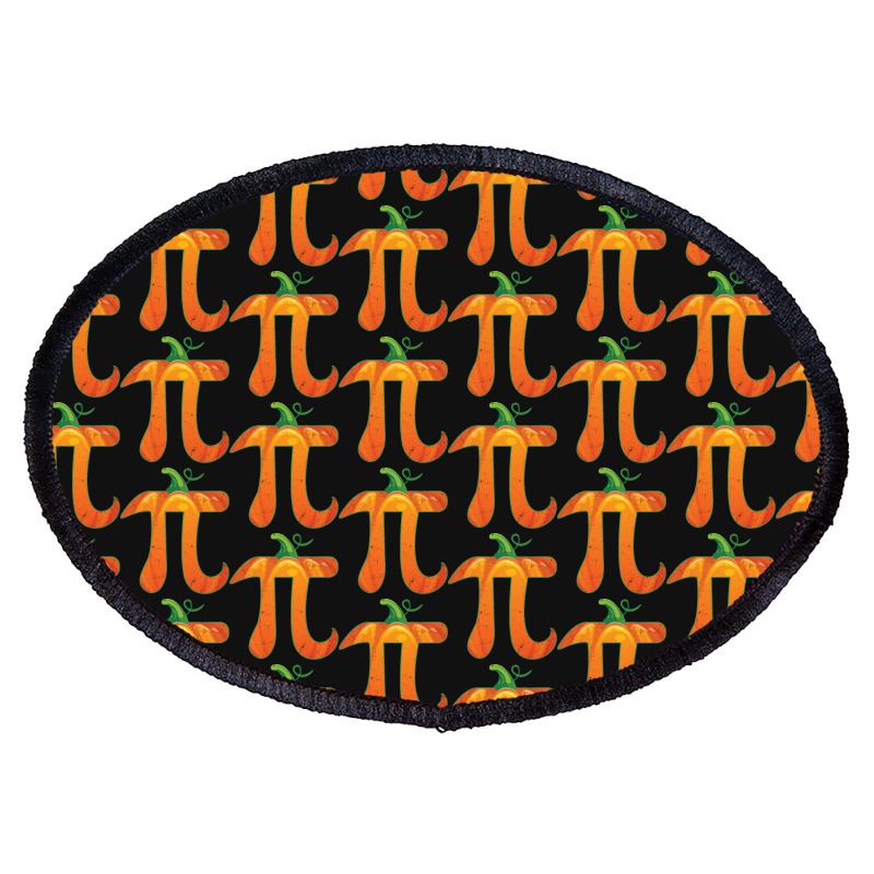 Pumpkin Pi Halloween Costume T  Shirt Funny Pumpkin Pi Halloween Costu Oval Patch | Artistshot