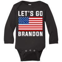 Funny Let's Go Brandon Conservative Long Sleeve Baby Bodysuit | Artistshot