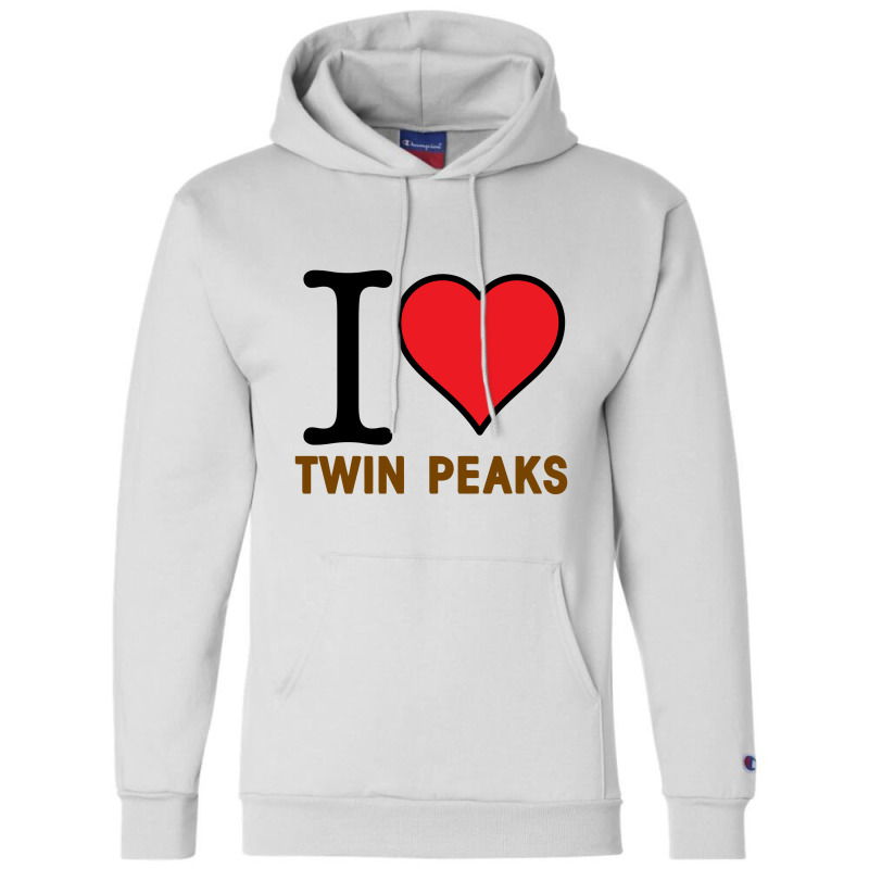 I Love Twin Peaks Champion Hoodie | Artistshot