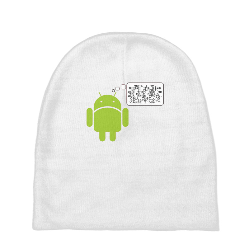 Android Paranoia Baby Beanies by Platinumshop | Artistshot