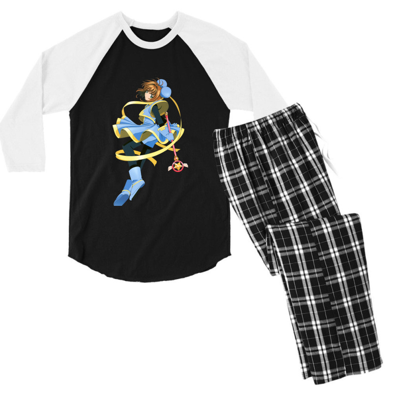 Graphic Picture Sakura Day Gift Men's 3/4 Sleeve Pajama Set | Artistshot