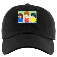 Retro  Anime Cute Call Me Kids Cap | Artistshot