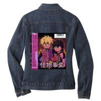 Retro  Anime Cute Mens Womens Ladies Denim Jacket | Artistshot