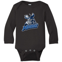 Manitoba Moose Long Sleeve Baby Bodysuit | Artistshot