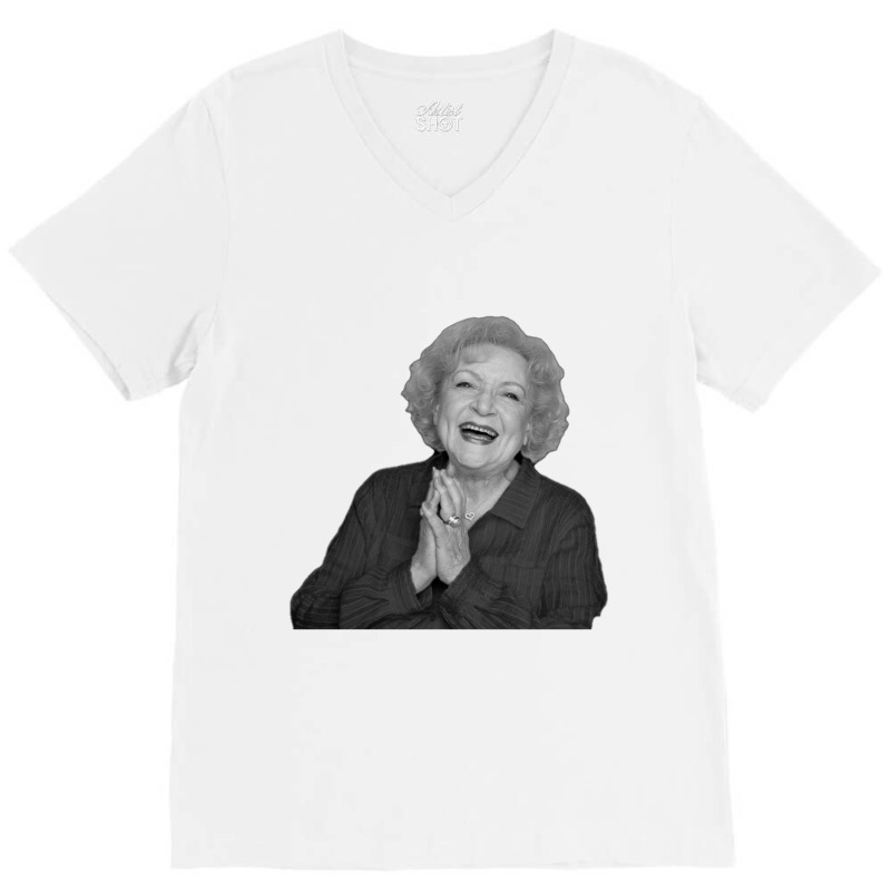 D:\mau Moi\as-friends Tv Show T-shirts 708sp\01\happy Birthday Betty W V-neck Tee | Artistshot