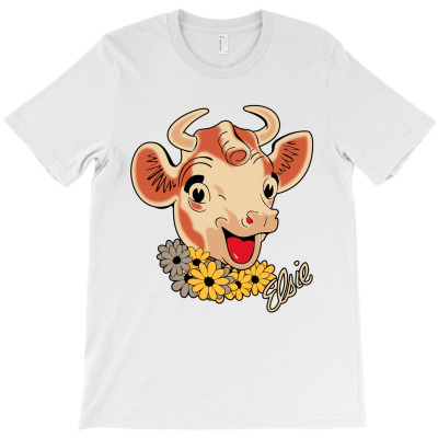 Elsie The Cow T-shirt Designed By Verdo Zumbawa