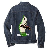 Graphic Movies  Happy Halloween Gifts Women Ladies Denim Jacket | Artistshot