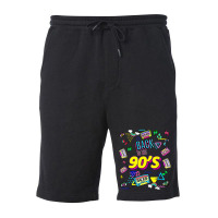 Retro Back To 90's Novelty Graphics & Cool Designs Funny Gifts Boys Gi Fleece Short | Artistshot