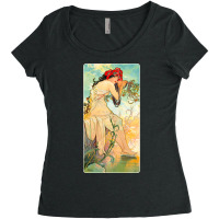 Retro Cartoon  Muchas Women Men Women's Triblend Scoop T-shirt | Artistshot