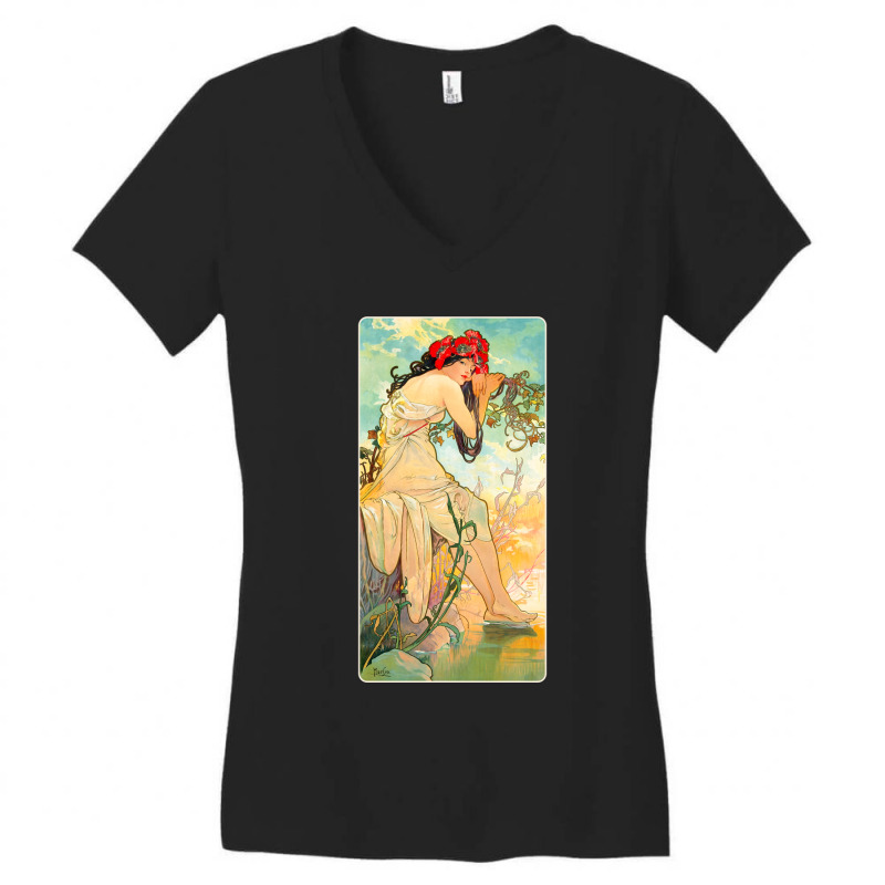 Retro Cartoon  Muchas Women Men Women's V-Neck T-Shirt by ReaganArtists | Artistshot