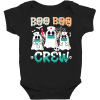 Boo Boo Crew Nurse Halloween Ghost Costume Matching T Shirt Copy Baby Bodysuit | Artistshot