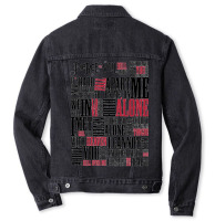 The Veil Hell Above Men Denim Jacket 