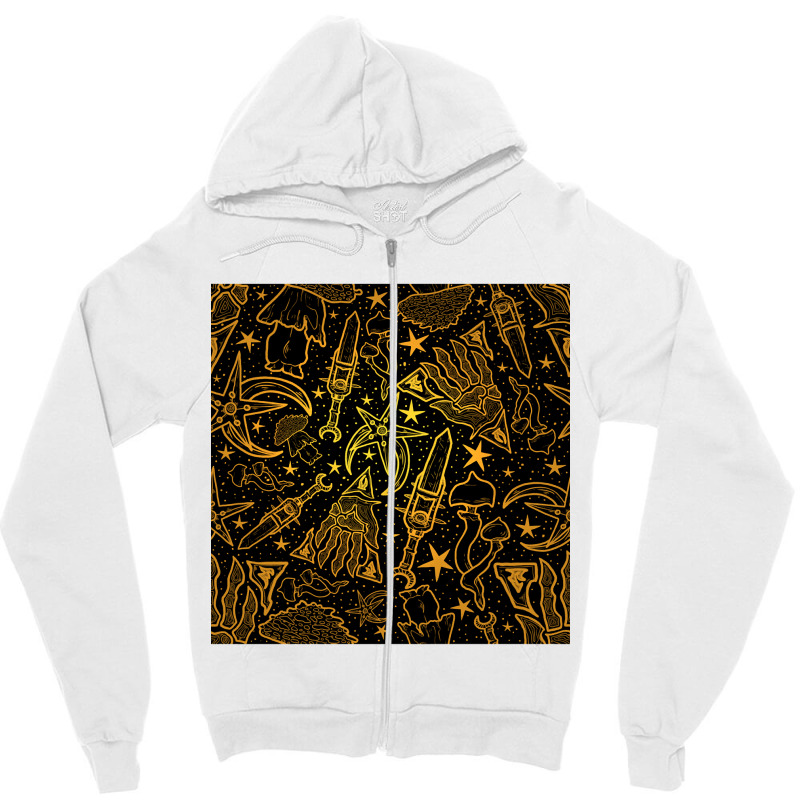 Retro Vintage Moon And Star Gifts Women Zipper Hoodie | Artistshot