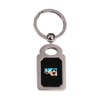 D:\mau Moi\as-friends Tv Show T-shirts 708sp\02\vintage Retro The Dino Silver Rectangle Keychain | Artistshot