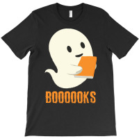 Halloween Booooks T  Shirt Booooks. Funny Books Reader Halloween Costu T-shirt | Artistshot