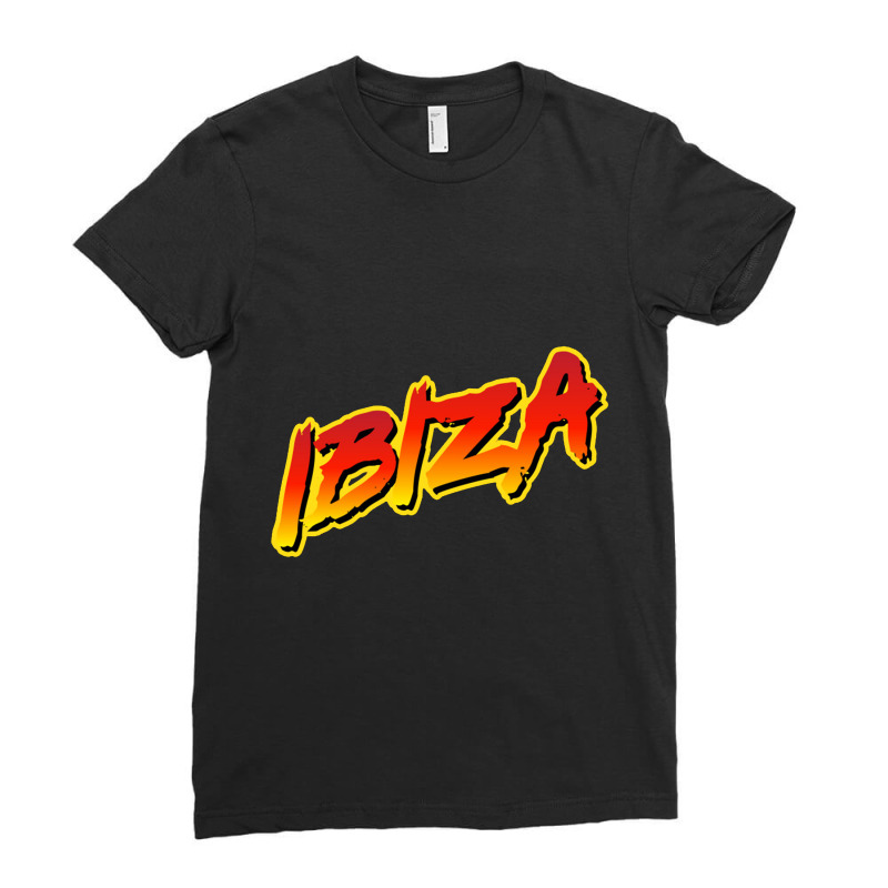 Ibiza Baywatch Logo Ladies Fitted T-shirt | Artistshot