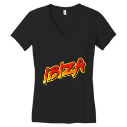 ibiza baywatch logo Women's V-Neck T-Shirt | Artistshot