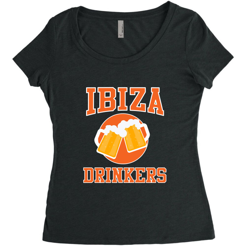 Ibiza Drinkers Cheers Beers Women's Triblend Scoop T-shirt | Artistshot