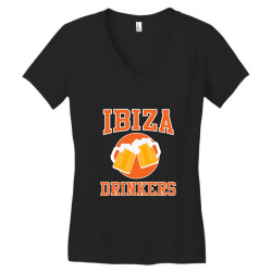 ibiza drinkers cheers beers Women's V-Neck T-Shirt | Artistshot