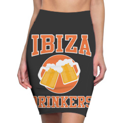 ibiza drinkers cheers beers Pencil Skirts | Artistshot