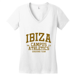 ibiza est 85 sports ibiza est 85 Women's V-Neck T-Shirt | Artistshot